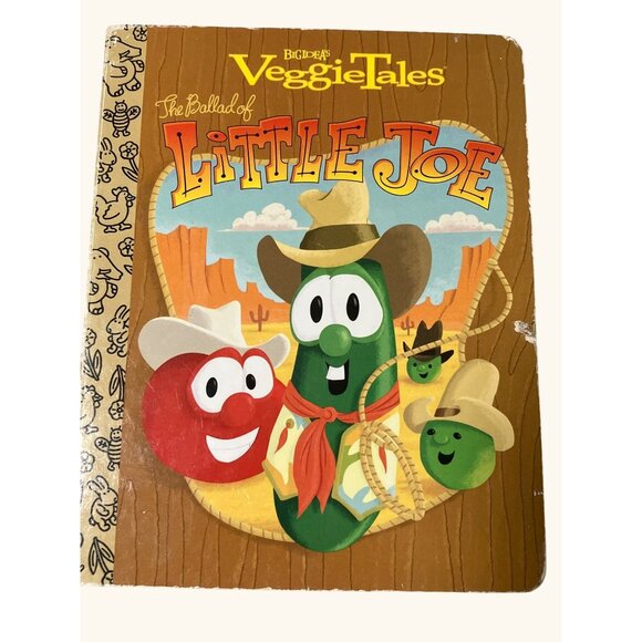 VeggieTales Board Book "The Ballad Of Little Joe" Big Idea Children's Story - Picture 1 of 8